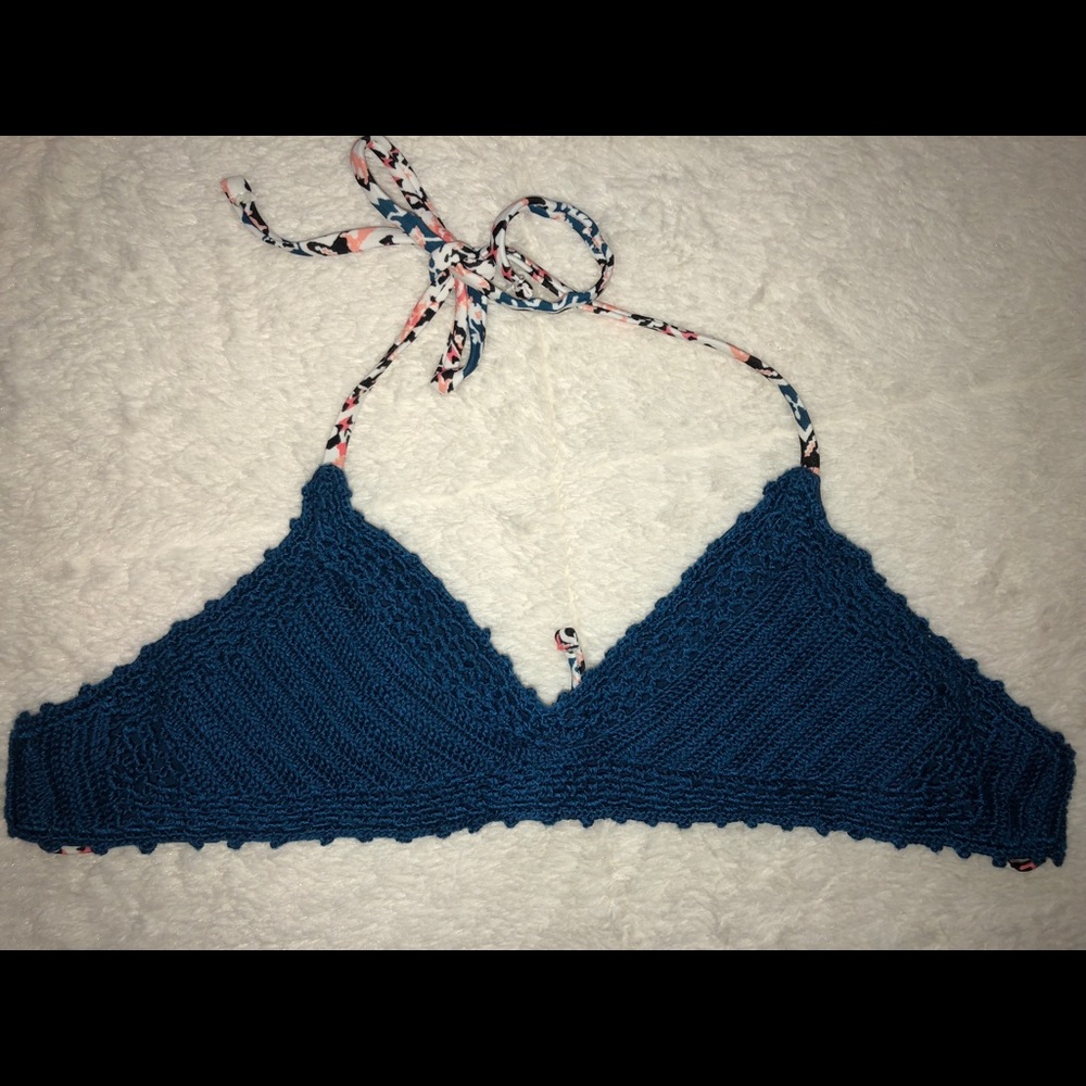 Blue XS Bikini Top